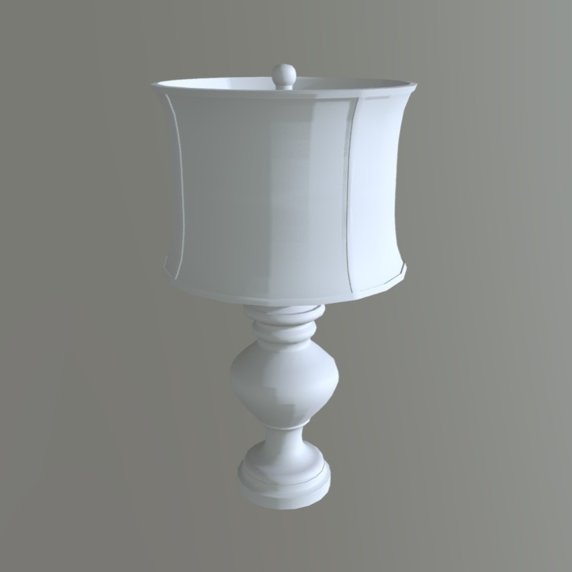 A model of a lamp