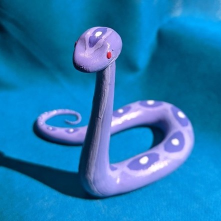 A model of a snake