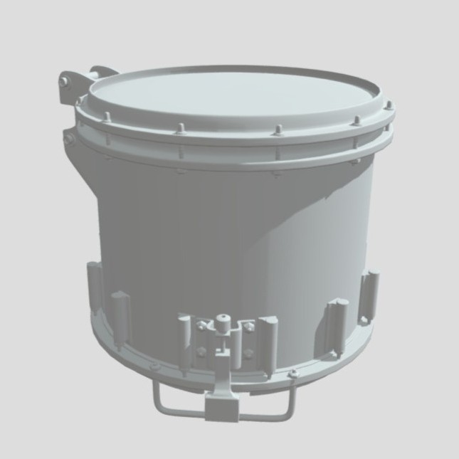 A model of a marching snare drum